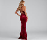 Meerjungfrauenkleid Taylor aus glitzerndem Samt